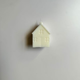Short White House Candle Christmas Decorations