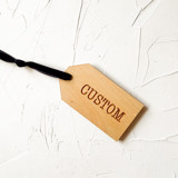 Personalized Wooden Gift Tags - Set of 4 Holiday Gift Tags