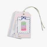 Macaron Stack Gift Tags [Set of 8] Holiday Gift Tags