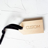 Small Personalized Wooden Gift Tags, Set of 4 Holiday Gift Tags