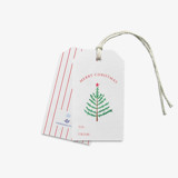 Christmas Evergreen Branch Gift Tags (Set of 24) Holiday Gift Tags