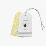 Personalized Happy Bee Day Gift Tags (Set of 24) Holiday Gift Tags
