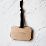 Personalized Wooden Name Plate Gift Tag Holiday Gift Tags
