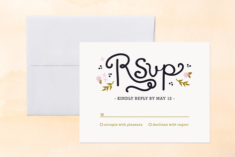 To Have and To Hold Print-It-Yourself RSVP Cards